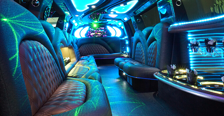 luxury limousine from our limo service Albuquerque