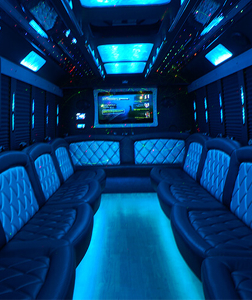 inside a party bus